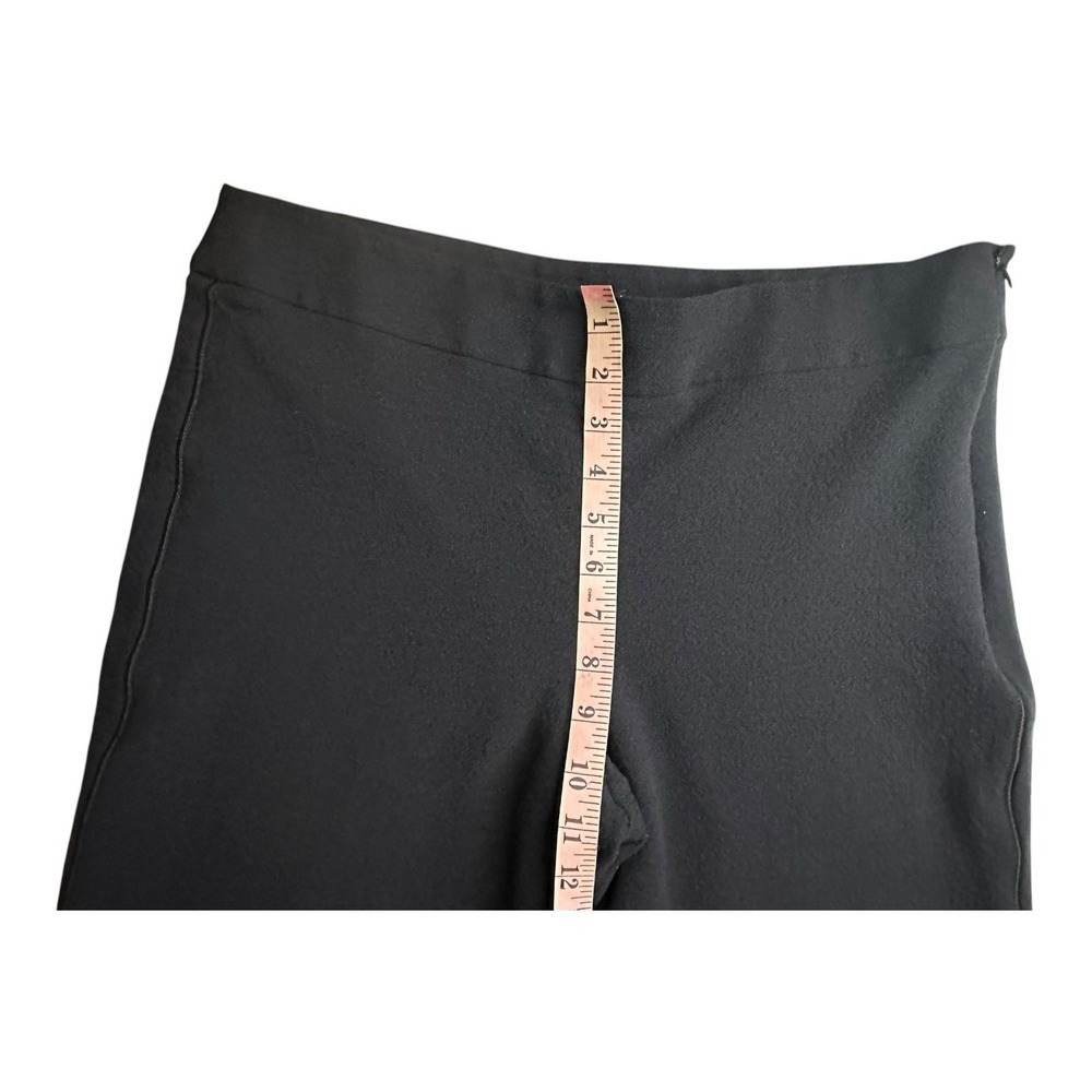 CHANEL UNIFORM CLASSIC‎ BEAUTIFUL WORK-EVENING PARTY BLACK Lined DRESS PANTS 44 - Picture 10 of 16